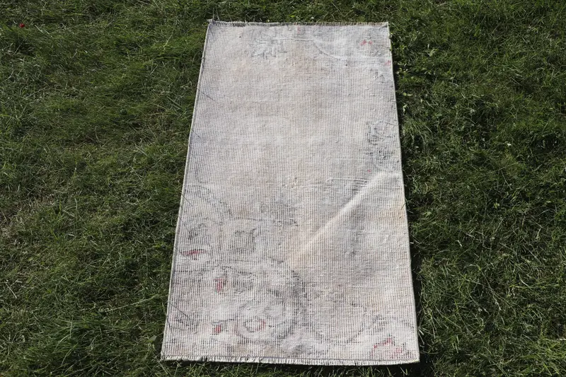 Beige, schwarzer Patchwork-Teppich 1,8x3,2 Fuß, schicke Heimdekoration