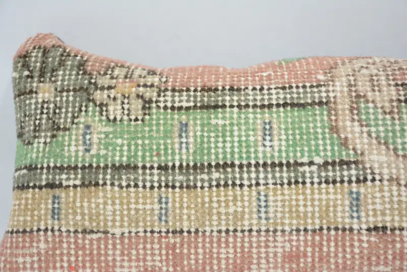 8x16 Green Pillow, Vintage Kilim Pillow, Vintage Kilim Throw Pillow, Custom Pillow Sham, Pillow Case, Handmade Kilim Cushion, Custom Cushion - 2