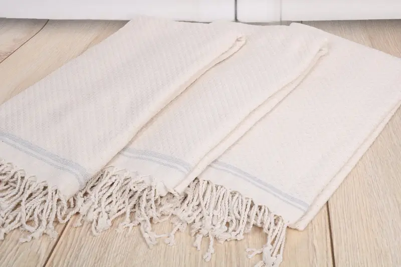 Bridal Party Gifts, Custom Beach Towel, Monogrammed Turkish Towel, Bridal Shower Favors, Turkish towel, 68x36 Cotton Striped Towel, Organic Towel - 6