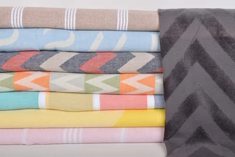 Summer Gift, 70x40 Cotton Set of 8 Towel, Luxury Turkish beach towel for summer vacation, Merry Christmas Gifts, Beach towel, Organic towel - 1