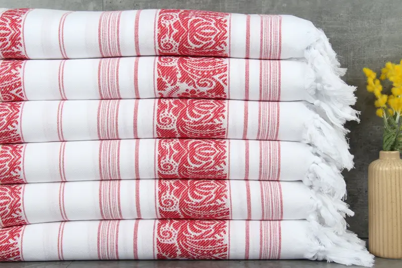 Wholesale Turkish Bath Towel Organic Cotton Beige 40x66 Inches