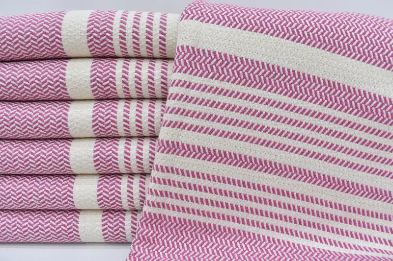 Housewarming Gift, Wedding Gifts Towel, Monogrammed Beach Towel, Oversized Beach Towel, 70x40 Cotton Striped Towel, Bridesmaid Gifts Personalized - 3