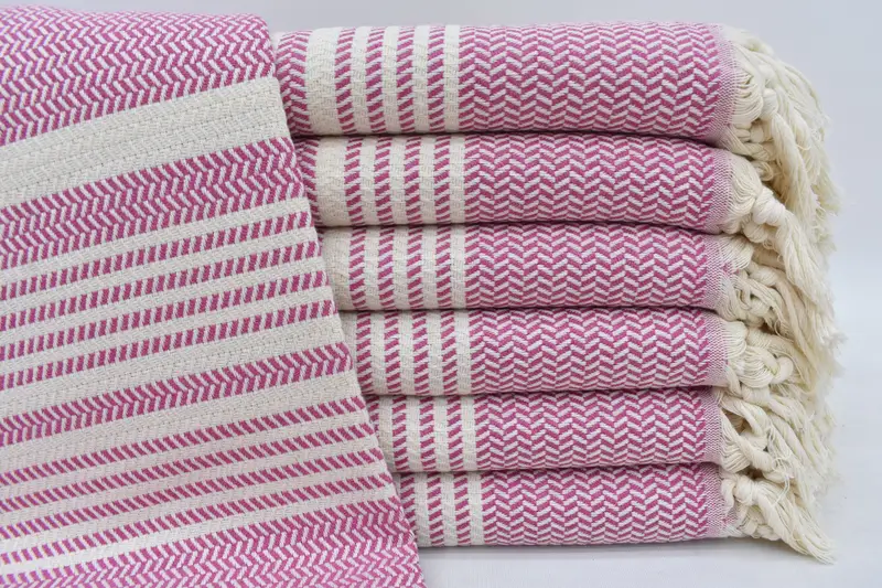 Housewarming Gift, Wedding Gifts Towel, Monogrammed Beach Towel, Oversized Beach Towel, 70x40 Cotton Striped Towel, Bridesmaid Gifts Personalized - 1