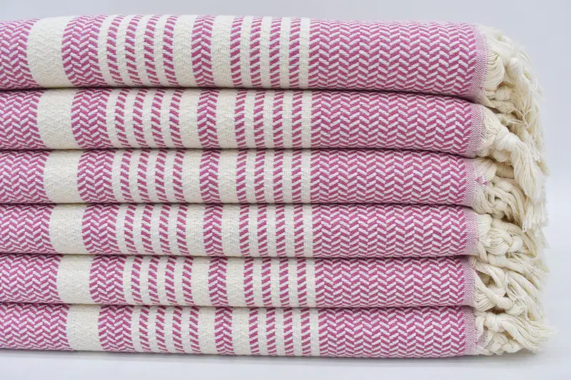 Housewarming Gift, Wedding Gifts Towel, Monogrammed Beach Towel, Oversized Beach Towel, 70x40 Cotton Striped Towel, Bridesmaid Gifts Personalized - 2