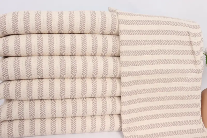 Bathroom Towels, 40x18 Cotton Chevron Towel, Personalized Gifts, Personalized Kitchen Towel, Home Gift, Gift For Her, Gift For Wedding Day - 2