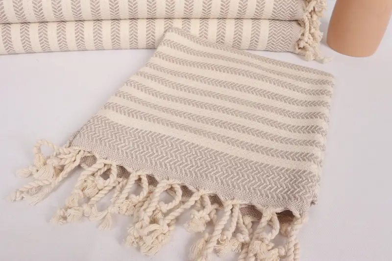 Bathroom Towels, 40x18 Cotton Chevron Towel, Personalized Gifts, Personalized Kitchen Towel, Home Gift, Gift For Her, Gift For Wedding Day - 5