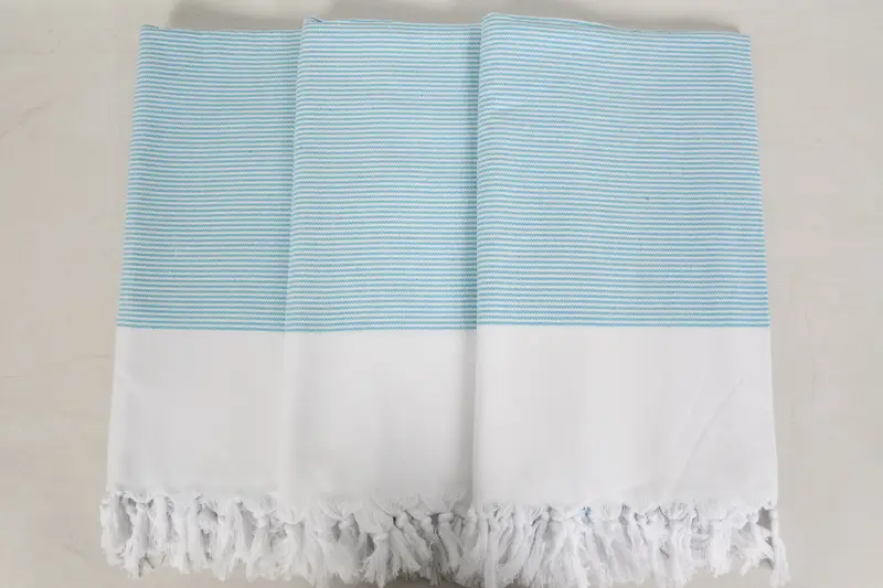 Best Wedding Gift, Gift For Coworker, Beach towel, 70x40 Cotton Striped Towel, Cotton towel, Organic Towel, Unique Wedding Gift, Turkish beach towel - 3