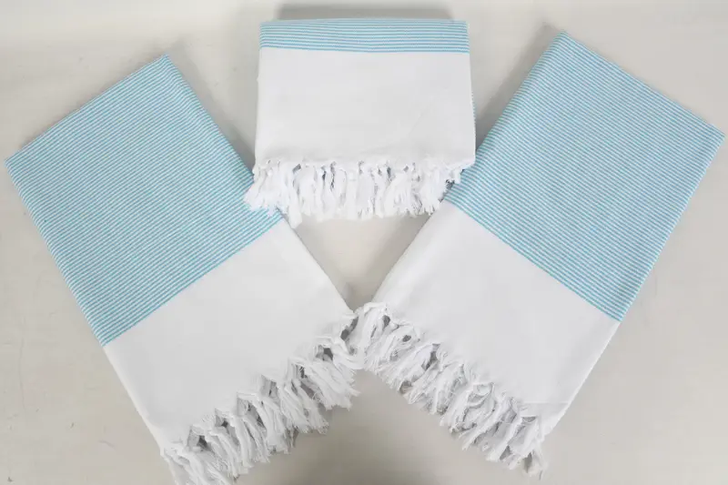 Best Wedding Gift, Gift For Coworker, Beach towel, 70x40 Cotton Striped Towel, Cotton towel, Organic Towel, Unique Wedding Gift, Turkish beach towel - 8