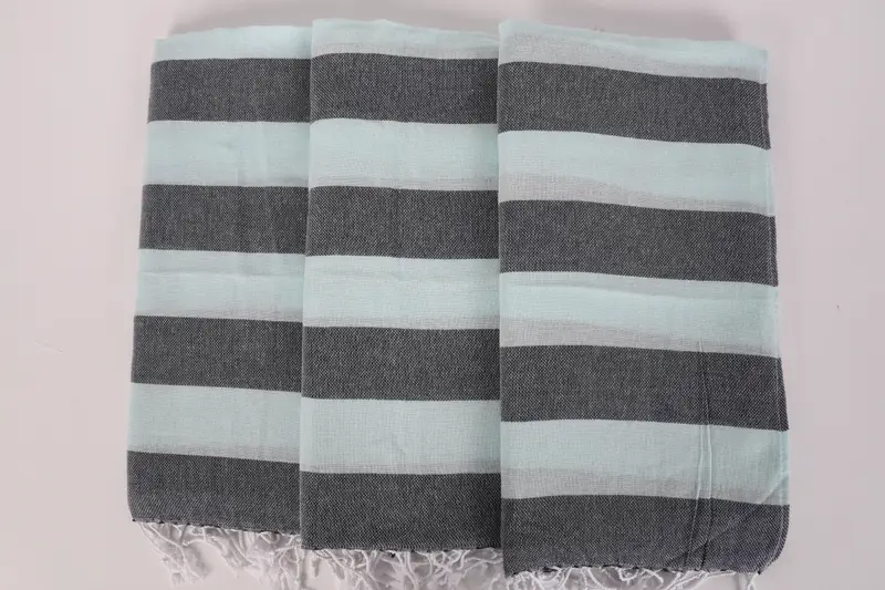 Kişiselleştirilmiş Mutfak Havlu, Monogram Mutfak Havlu, Nakış Havlu, Mutfak Havlu, Ev Dekoru Hediyesi, Ev Hediyesi, 40x18 Pamuklu Çizgili Havlu - 4