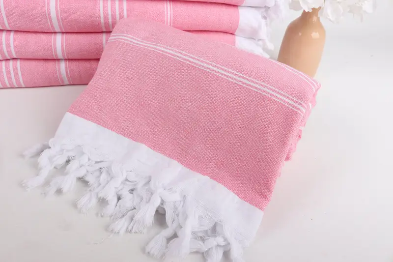 Sand-resistant towel, Monogram Turkish Towel, Spa Gift Towel, 70x36 Cotton Striped Terry Towel, Bath towel, Bachelor Towel, Anniversary Gift For Her - 4