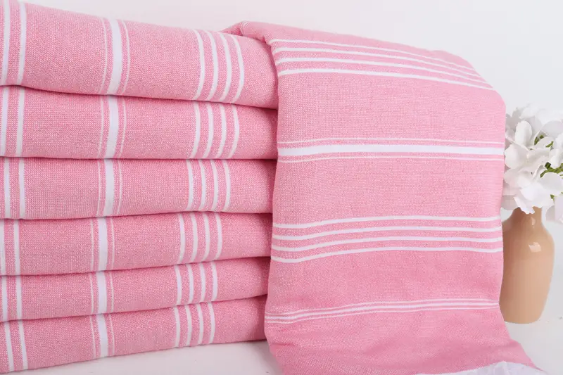 Sand-resistant towel, Monogram Turkish Towel, Spa Gift Towel, 70x36 Cotton Striped Terry Towel, Bath towel, Bachelor Towel, Anniversary Gift For Her - 2