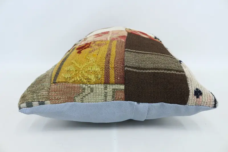 Pillow, 16x24 Beige Pillow, Vintage Kilim Pillow, Authentic Pillow Case, Home Decor Pillow, Vintage Pillow, Natural Cushion, Nomadic Cushion - 5
