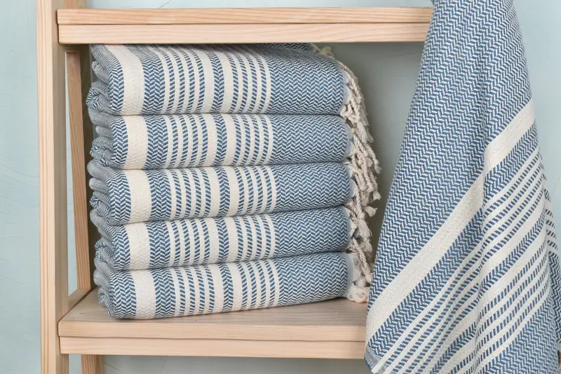 Best Friend Gift Ideas, Turkish Towel Beach, 70x40 Cotton Striped Towel, Beach towel, Personalized Turkish bath towel for home decor, Custom Gift - 1