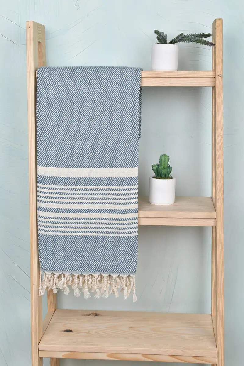 Best Friend Gift Ideas, Turkish Towel Beach, 70x40 Cotton Striped Towel, Beach towel, Personalized Turkish bath towel for home decor, Custom Gift - 8