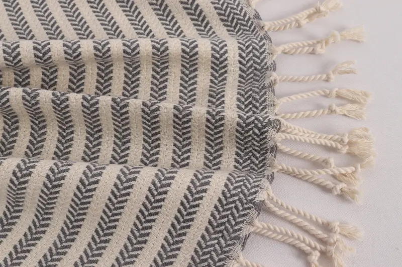 40x18 Cotton Chevron Towel, Boyfriend Gift, Gift For Mom, Bathroom Towels, Turkish Towel Hand Towel, Monogram Hand Towel, Handmade Gift, Gym Towel - 8