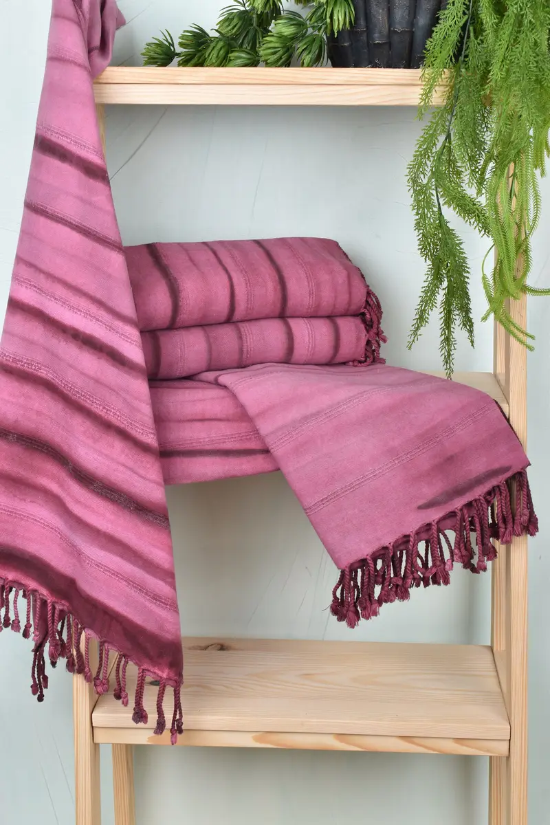 64x38 Cotton Striped Tie Dye Towel, Bulk Order Towel, Personalized Beach Towel, Boyfriend Christmas Gift, Custom Beach Towel, Turkish hand towel - 7