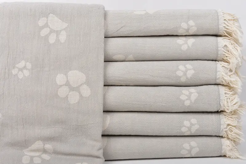 Bridesmaid Favors, Absorbent towel, Customized Turkish Towel, Holiday Towel, 70x36 Cotton Paw Design Towel, Personalized Gift, Summer Gift - 2