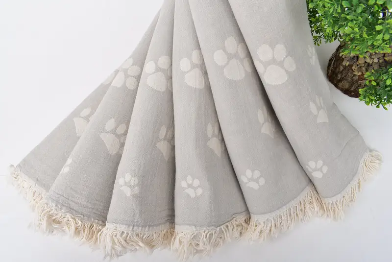 Bridesmaid Favors, Absorbent towel, Customized Turkish Towel, Holiday Towel, 70x36 Cotton Paw Design Towel, Personalized Gift, Summer Gift - 5