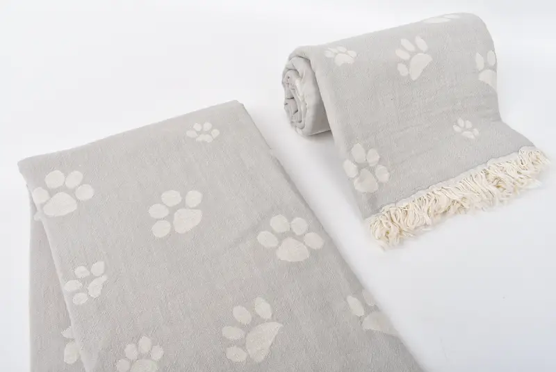 Bridesmaid Favors, Absorbent towel, Customized Turkish Towel, Holiday Towel, 70x36 Cotton Paw Design Towel, Personalized Gift, Summer Gift - 8
