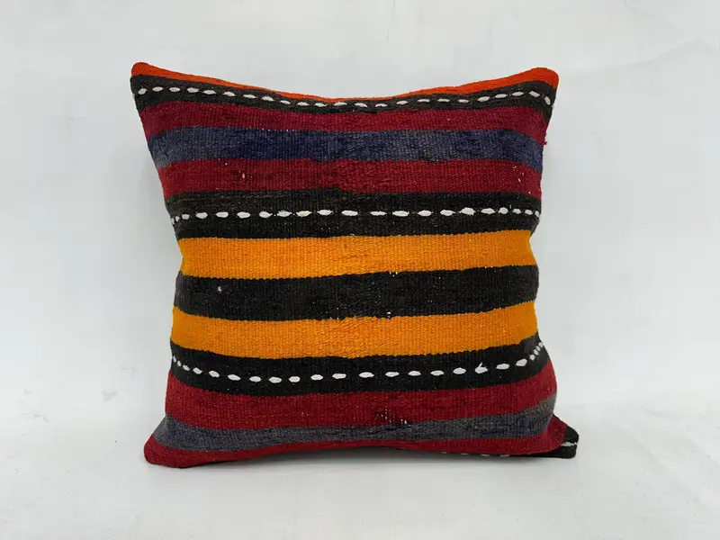 Cushion Case, Antique Pillows, Pillow for Sofa, Luxury Pillow Cover, Sofa Cushion, Interior Designer Pillow, Couch Cushion Cover, 20x20 Red Cushion - 1