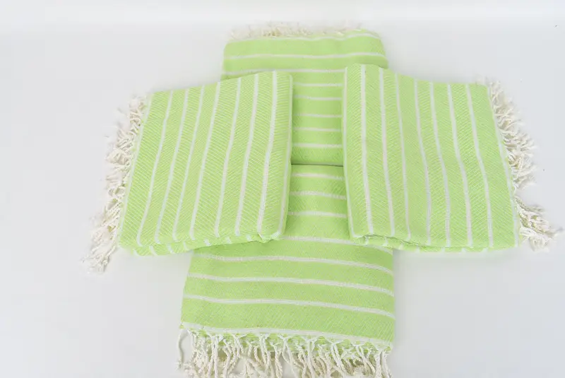 Quick-Dry Beach Towel, Fouta towel, Embroidery Towels, Peshtemal Towel USA, Bachelorette Party Decorations, 70x40 Bamboo Herringbone Towel - 6