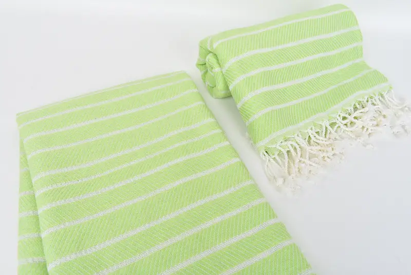 Quick-Dry Beach Towel, Fouta towel, Embroidery Towels, Peshtemal Towel USA, Bachelorette Party Decorations, 70x40 Bamboo Herringbone Towel - 7
