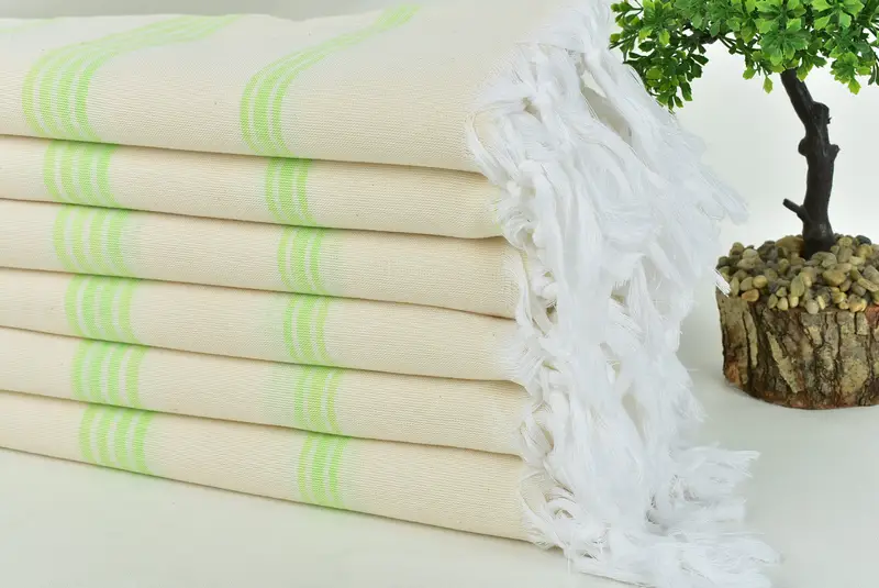 Personalized Wedding Gift, 70x40 Cotton Striped Towel, Bridal Shower Favor, Summer Gift, Turkish Beach Towel Monogram, Yoga Towel, Best Friend Gift - 3