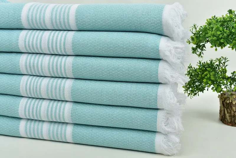 Peshtemal Towel USA, 70x40 Cotton Striped Towel, Gift For Mom, Personalized Turkish Towel, Turkish Bath Towel USA, Wedding Gift, Turkish hand towel - 3