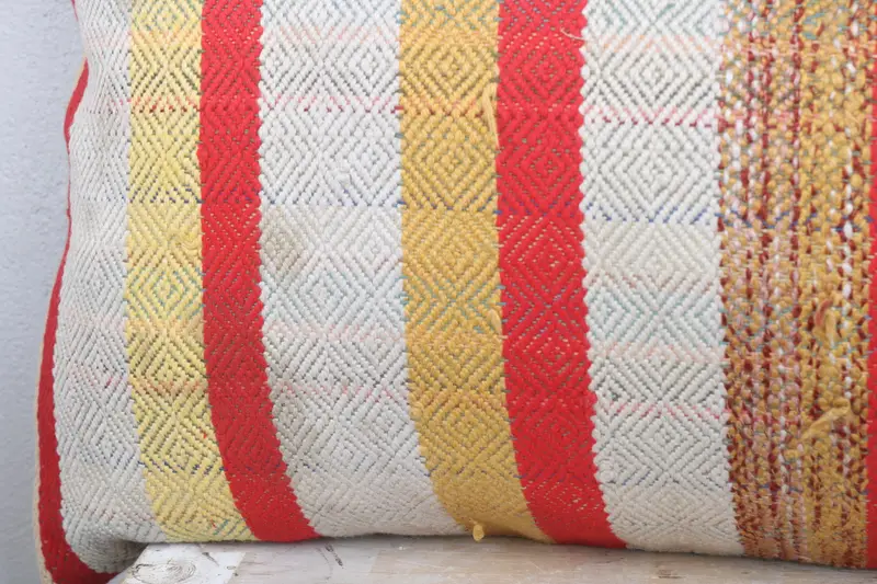 Pillow Case, Home Decor Pillow, Christmas Cushion, Neutral Pillow Sham, Kilim Cushion Sham, Boho Pillow Sham Cover, 16x36 White Pillow - 3