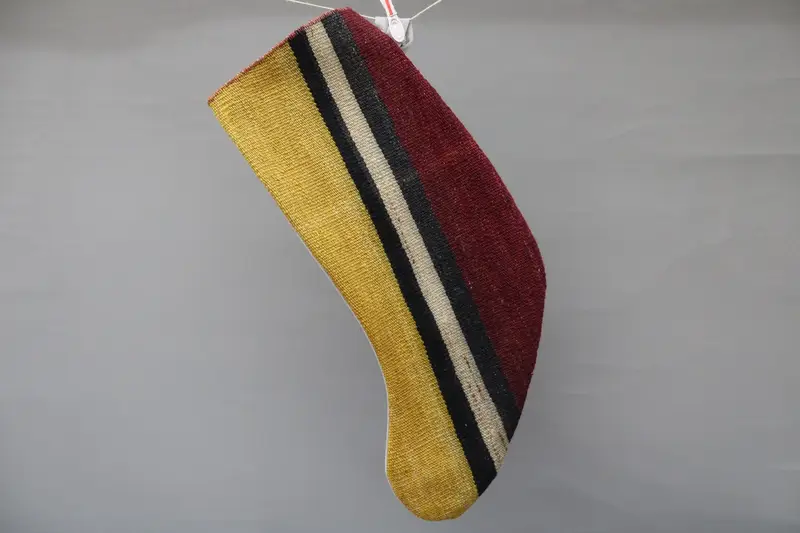 Kırmızı ve Yeşil Noel Süsleri Çorabı, 9 inç Geniş Tatil Çorabı