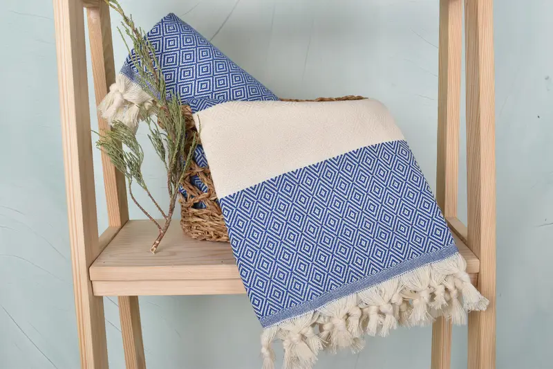 Custom Wedding Gifts, Monogram Beach Towel, Maid Of Honor Gift, Personalized Towel Gift, Family Gift Basket, Organic Turkish towel, Towel With Name - 4