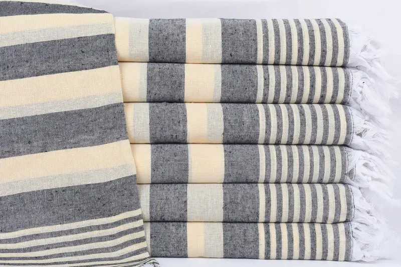 Housewarming Gift, Beach Towel Monogram, 68x36 Cotton Striped Towel, Turkish Towel USA, Beach Size Towel, Employee Gifts, Wedding Favors
