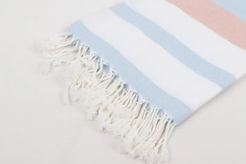 Custom Gifts, Personalized Beach Towel, 70x40 Cotton Striped Towel, First Wedding Anniversary Gift, Quick-Dry Beach Towel, Peshtemal Towel - 7