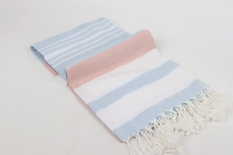 Custom Gifts, Personalized Beach Towel, 70x40 Cotton Striped Towel, First Wedding Anniversary Gift, Quick-Dry Beach Towel, Peshtemal Towel - 6