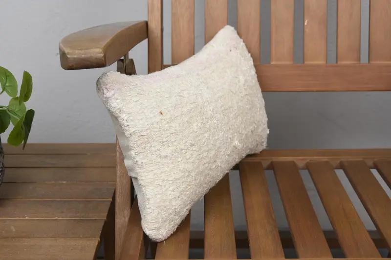 8x16 Beige Pillow Cover, Interior Designer Pillow, Gift Pillow, Boho Pillow Sham Cover, Vintage Throw Pillow Cover, Knitted Pillow Case, Pillow - 2