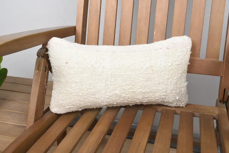 8x16 Beige Pillow Cover, Interior Designer Pillow, Gift Pillow, Boho Pillow Sham Cover, Vintage Throw Pillow Cover, Knitted Pillow Case, Pillow - 1