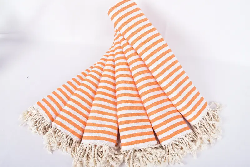 Personalized Turkish Towel, Organic towel, Bachelorette Party Favor, Quick-Dry Beach Towel, Beach Towel Monogram, 70x40 Cotton Striped Towel - 4