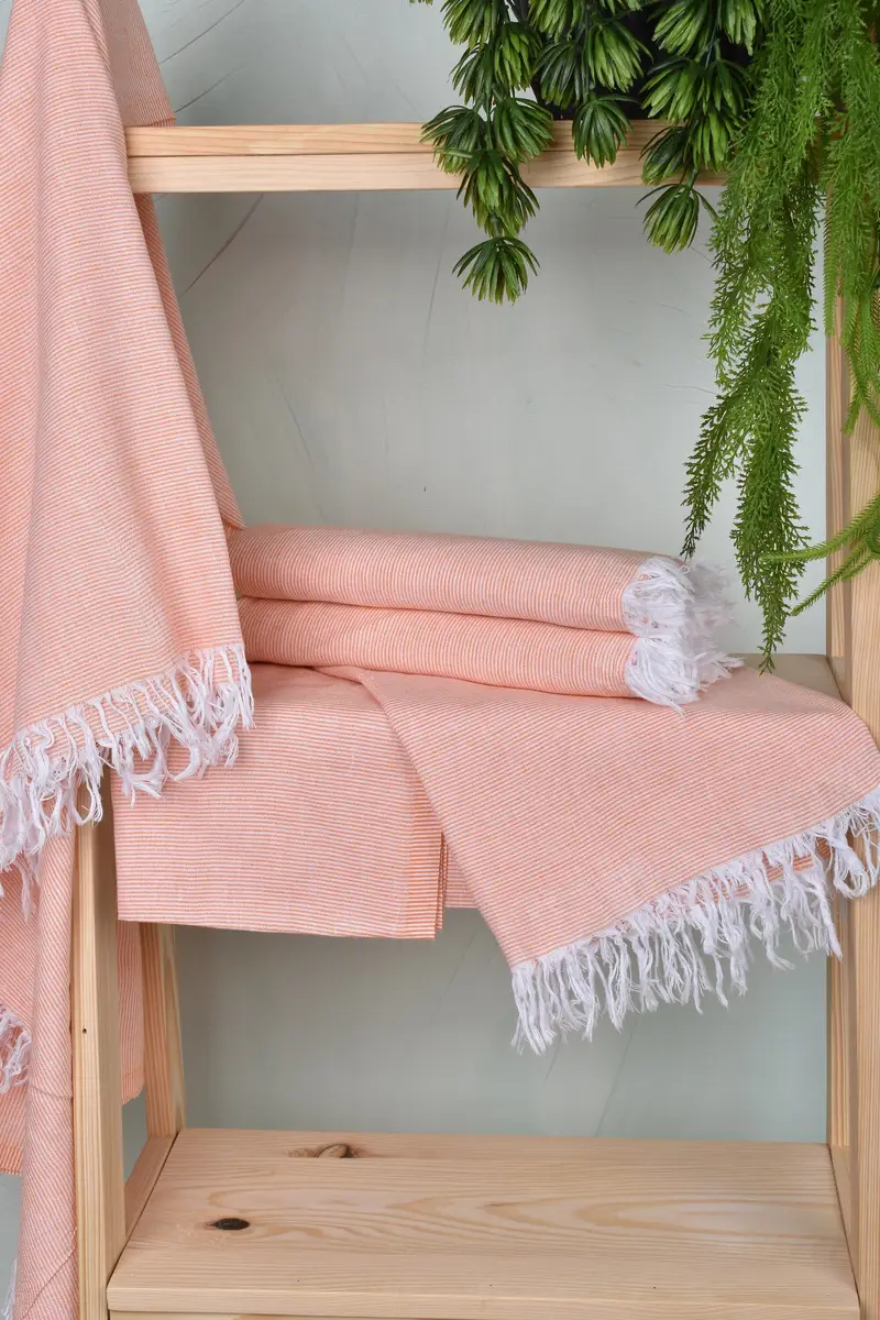 Bridesmaid Gift Towel, Bachelor Bachelorette Party Favors, Summer Gift Ideas, 70x40 Cotton Striped Towel, Unique Gift, Monogrammed Beach Towel - 6