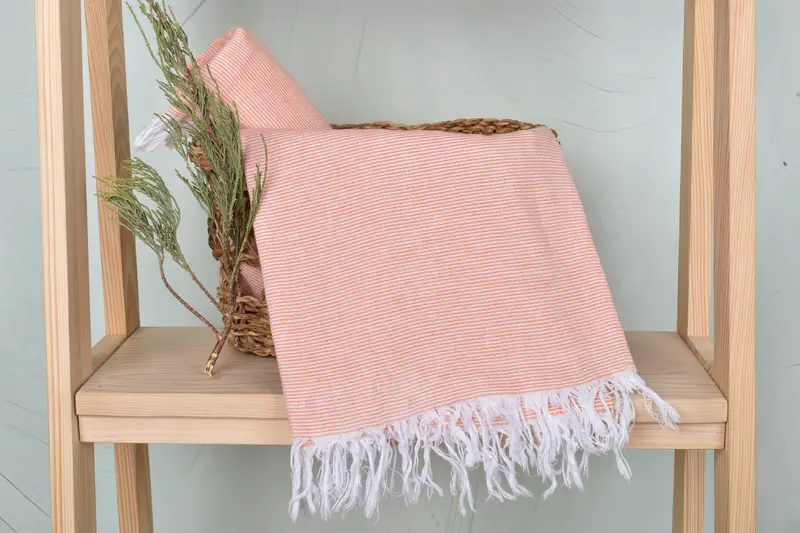 Bridesmaid Gift Towel, Bachelor Bachelorette Party Favors, Summer Gift Ideas, 70x40 Cotton Striped Towel, Unique Gift, Monogrammed Beach Towel - 4