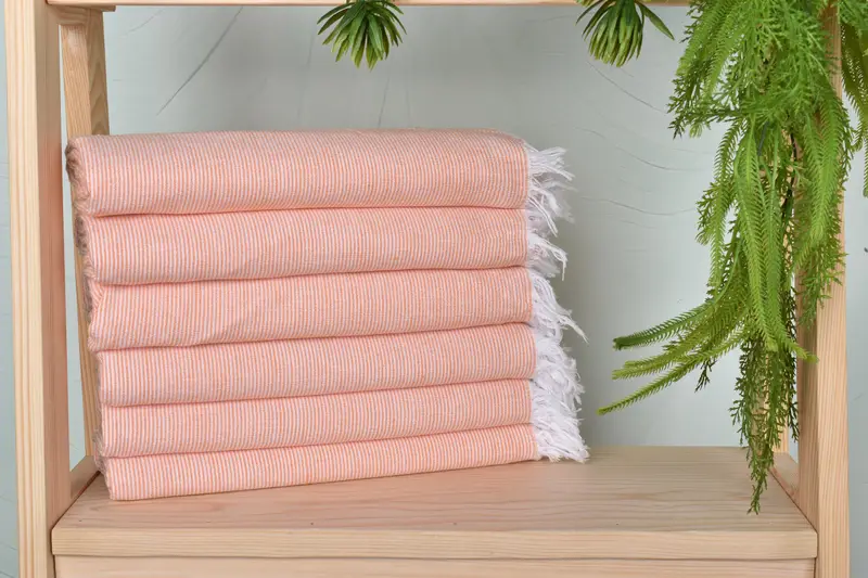 Bridesmaid Gift Towel, Bachelor Bachelorette Party Favors, Summer Gift Ideas, 70x40 Cotton Striped Towel, Unique Gift, Monogrammed Beach Towel - 2