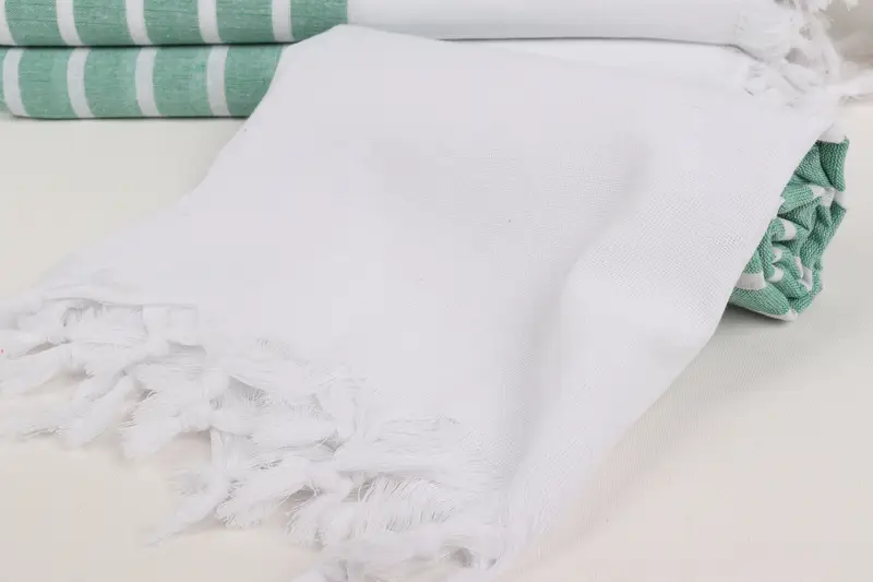 Quick-dry towel, 70x40 Cotton Striped Towel, Housewarming Gift, Lightweight Turkish towel, Bachelorette Favors Beach, Welcome Wedding Gift - 4