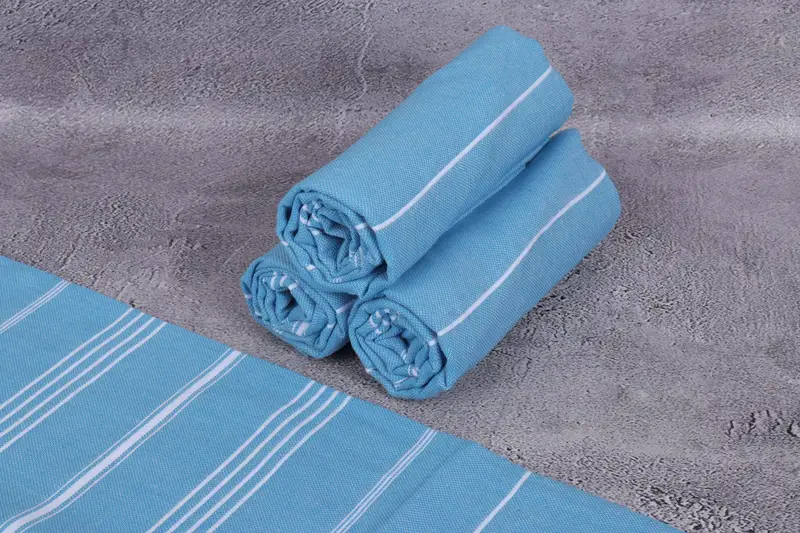 Valentines Day Gift Idea, Turkish towel, Monogram Turkish Towel, 70x40 Cotton Striped Towel, Gifts For Him, Sand-free peshtemal towel for the beach - 8