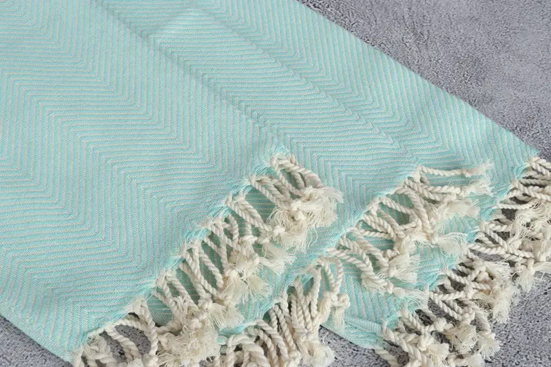 Personalized Gift, Bathroom Hand Towel, Turkish Tea Towel, Beach Theme Bachelorette Party, 40x20 Cotton Herringbone Towel, Monogram Hand Towel - 5