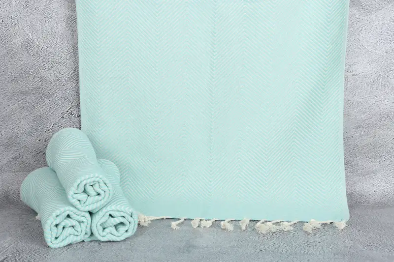 Personalized Gift, Bathroom Hand Towel, Turkish Tea Towel, Beach Theme Bachelorette Party, 40x20 Cotton Herringbone Towel, Monogram Hand Towel - 8