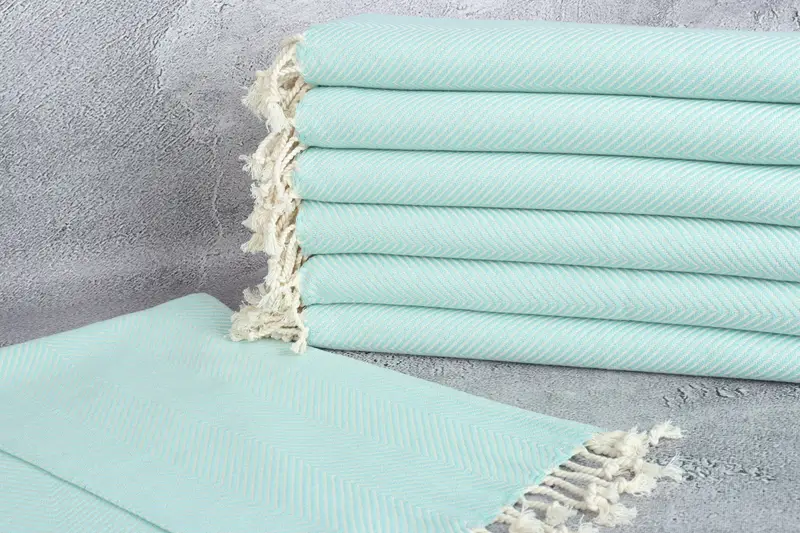 Personalized Gift, Bathroom Hand Towel, Turkish Tea Towel, Beach Theme Bachelorette Party, 40x20 Cotton Herringbone Towel, Monogram Hand Towel - 2