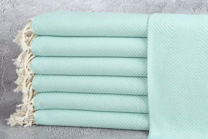 Personalized Gift, Bathroom Hand Towel, Turkish Tea Towel, Beach Theme Bachelorette Party, 40x20 Cotton Herringbone Towel, Monogram Hand Towel - 1