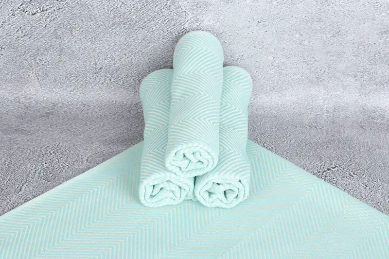 Personalized Gift, Bathroom Hand Towel, Turkish Tea Towel, Beach Theme Bachelorette Party, 40x20 Cotton Herringbone Towel, Monogram Hand Towel - 7