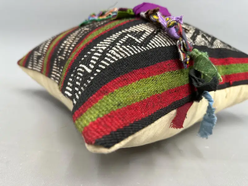 Cushion Cover, Interior Designer Pillow, 18x18 White Pillow Sham, Oriental Cushion Case, Kilim Pillow, Turkish Kilim Pillow - 6