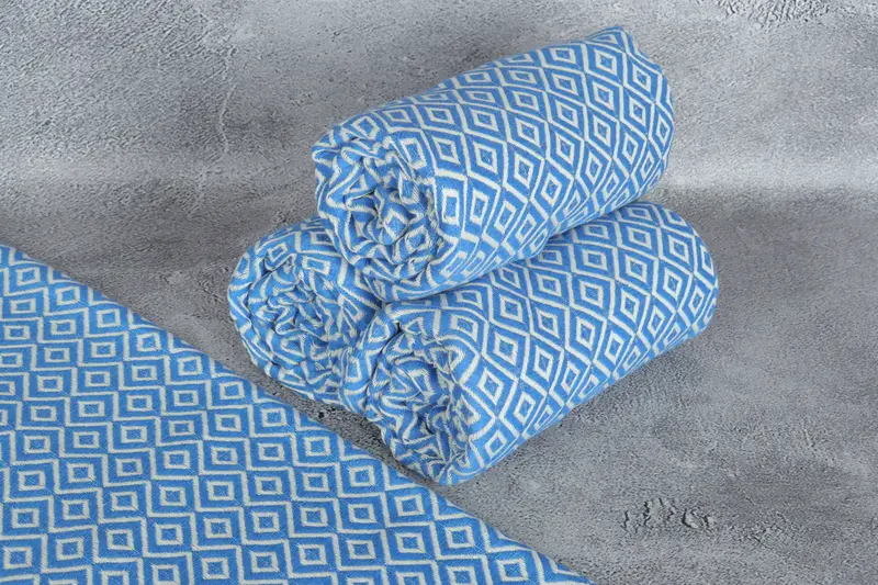 Lightweight towel, Kids Beach Towel, Wedding For Favor, 70x40 Cotton Diamond Towel, Bridal Shower Gift, Handwoven Turkish Towel, Turkish Towel Beach - 8