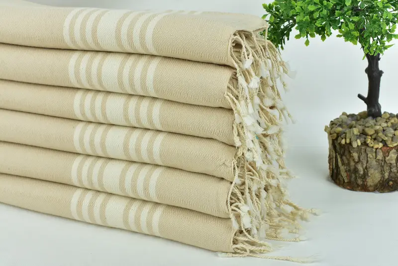 64x36 Cotton Striped Towel, Organic cotton Turkish peshtemal towel, Bath towel, Beach Towel Bulk, Scarf Towel, Monogram Turkish Towel, Unique Gift - 3